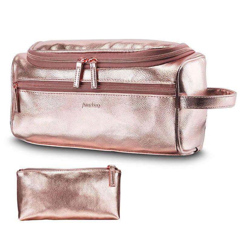 Kosmetiktasche Plüsch Pink