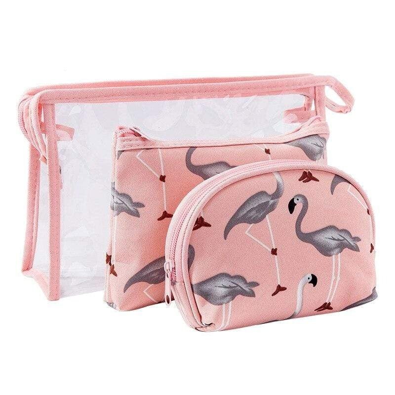 Kosmetiktasche Rosa – Bild 3