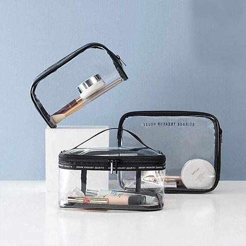 Kosmetiktasche Transparent Groß