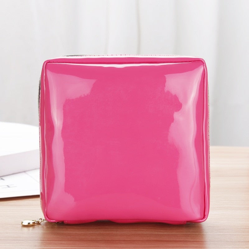 Leder Kosmetiktasche – Bild 8