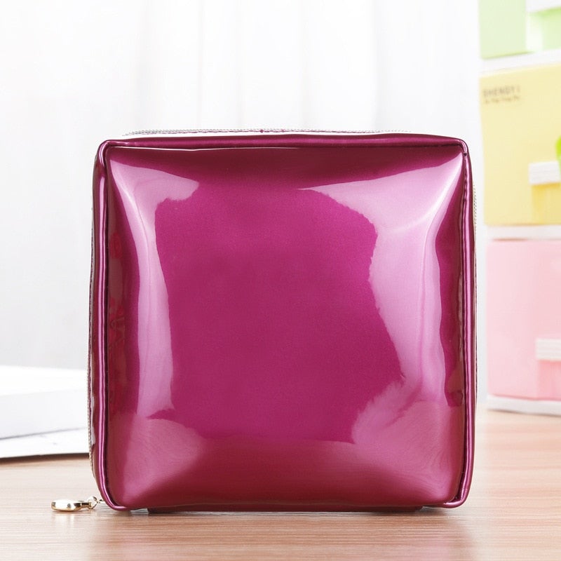 Leder Kosmetiktasche – Bild 7