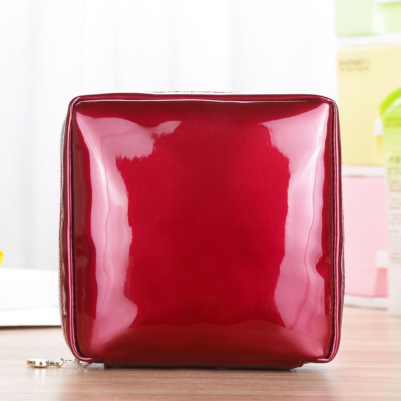 Leder Kosmetiktasche – Bild 5