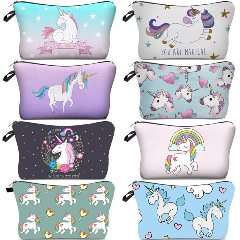 Mädchen Kosmetiktasche Einhorn