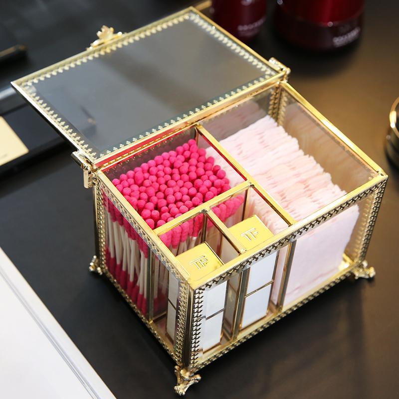 Make-up Aufbewahrungsbox Gold – Bild 4