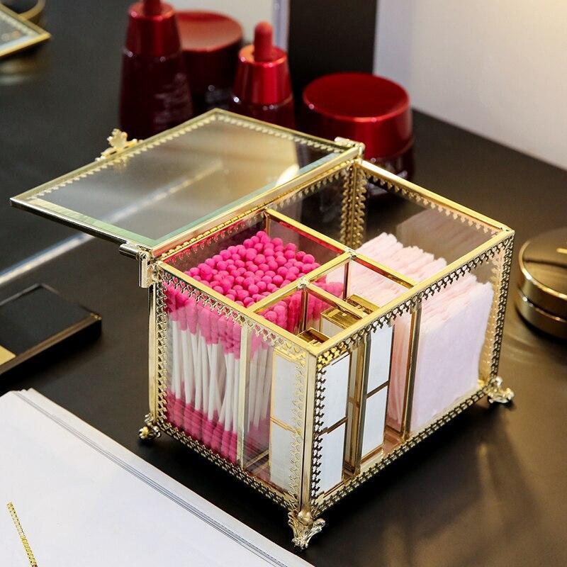 Make-up Aufbewahrungsbox Gold – Bild 5