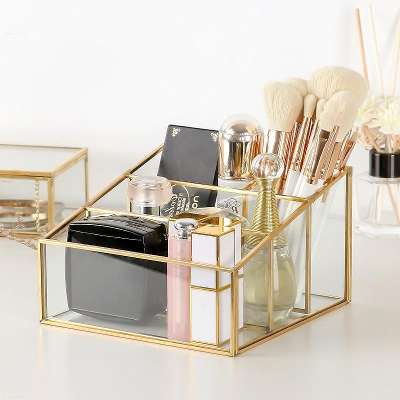 Make-up Organizer aus Glas – Bild 2