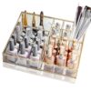 Make-up Organizer aus Glas mit Spiegel