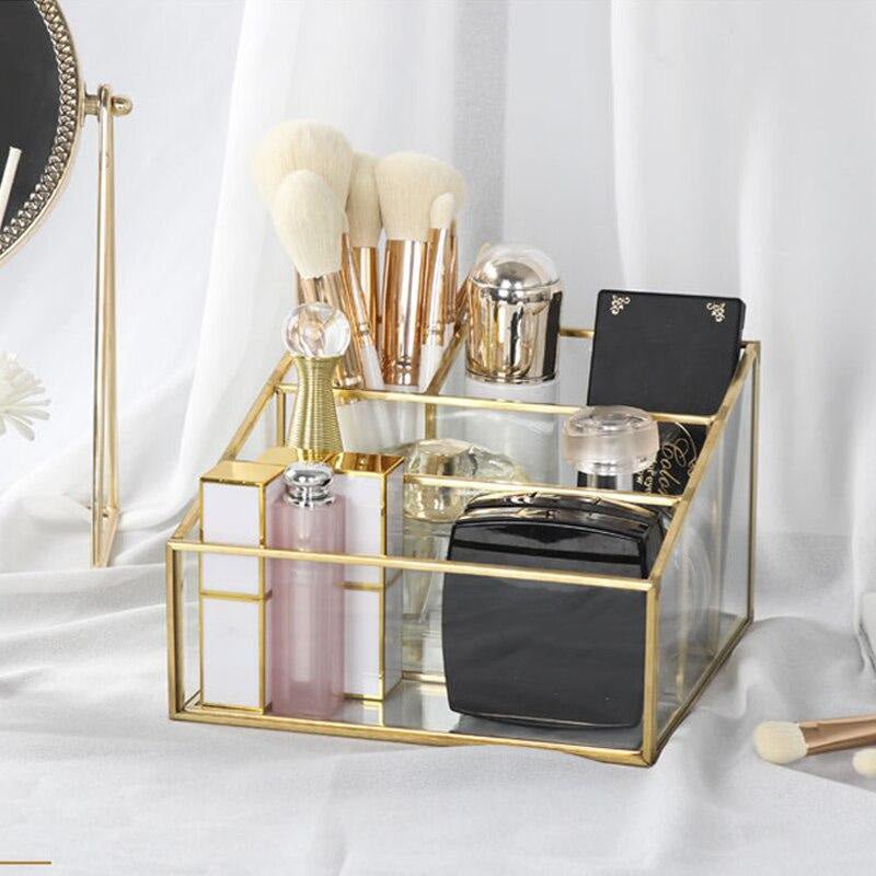 Make-up Organizer aus Glas – Bild 3
