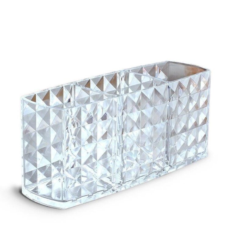 Make-up Pinselaufbewahrungsbox Glas Effekt