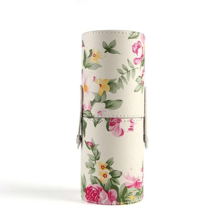Make-up Pinselhalter mit Blumen