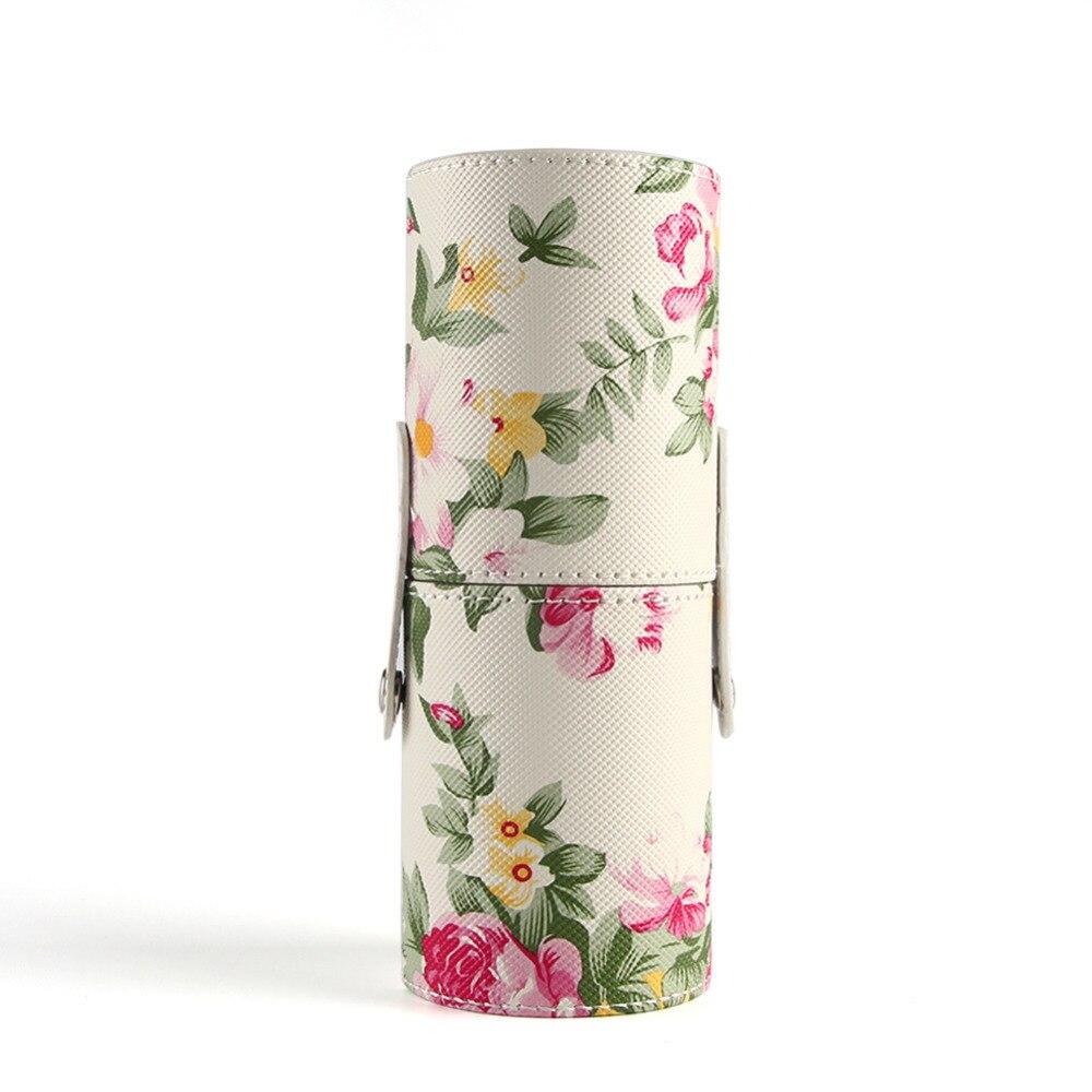 Make-up Pinselhalter mit Blumen