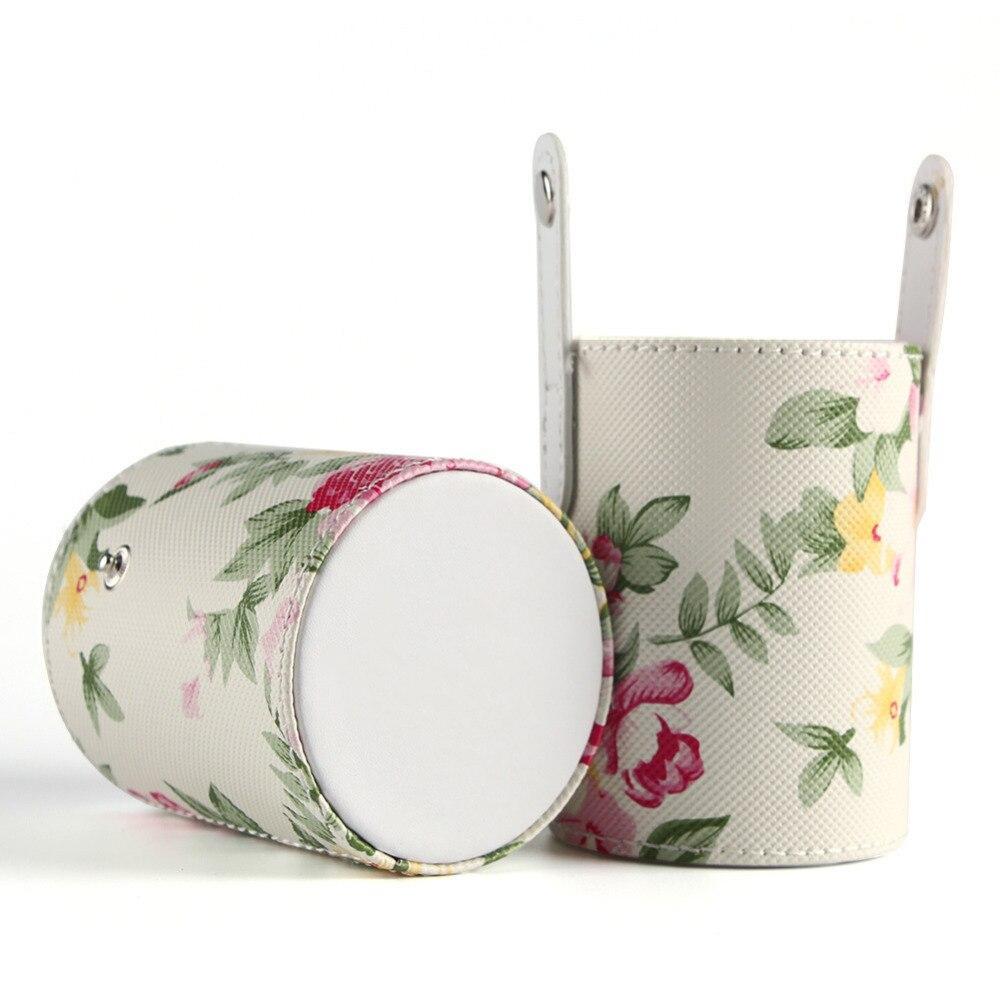 Make-up Pinselhalter mit Blumen – Bild 3