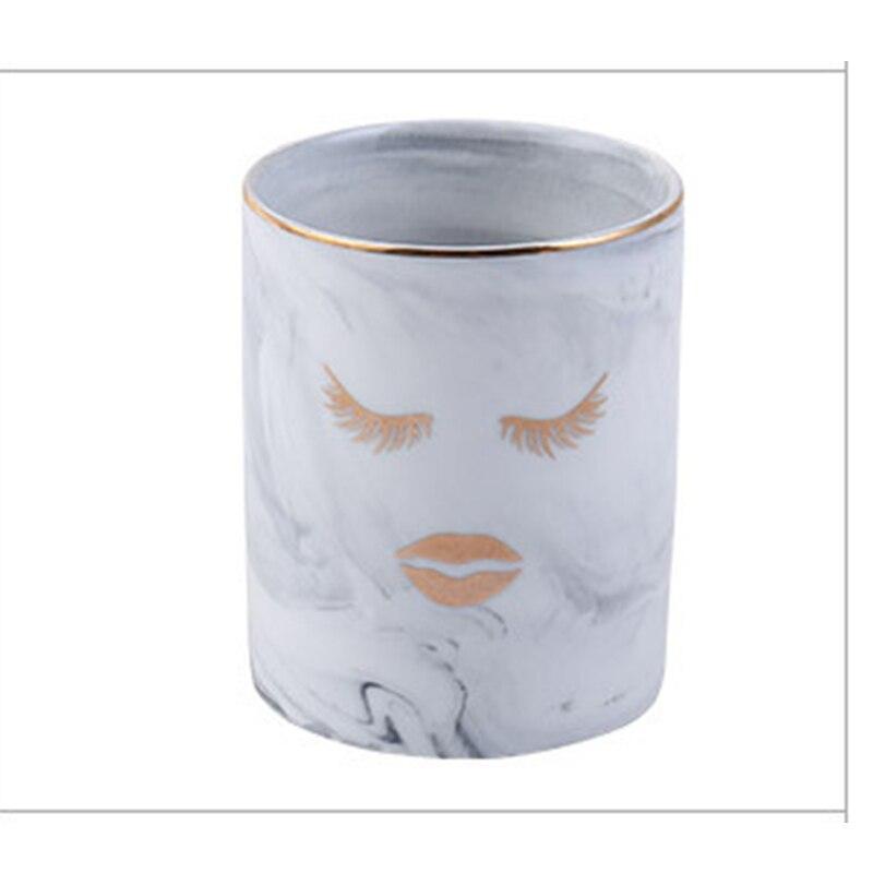 Marmor Make-up Pinsel Organizer – Bild 9