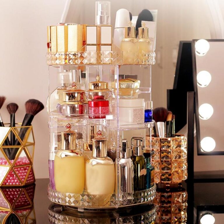 Modularer Drehbarer Kosmetik Organizer