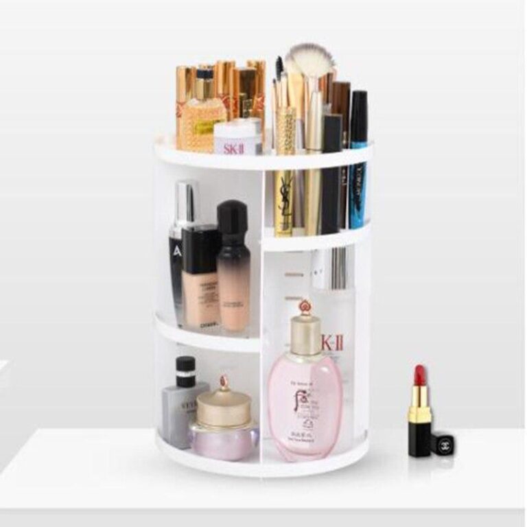Plastik Drehbarer Make-up Organizer