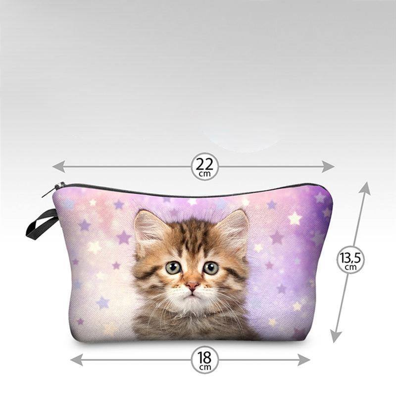 Kosmetiktasche Tiere Make-up – Bild 5