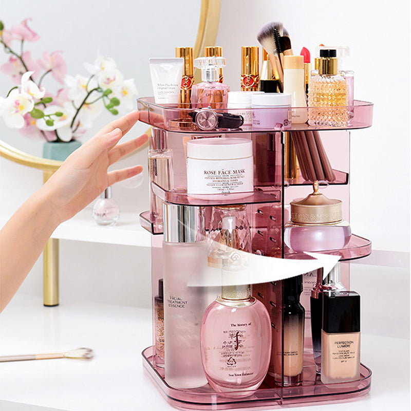 Drehbarer Transparenter Kosmetik Organizer – Bild 6