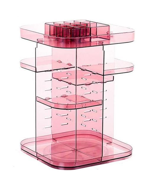 Drehbarer Transparenter Kosmetik Organizer