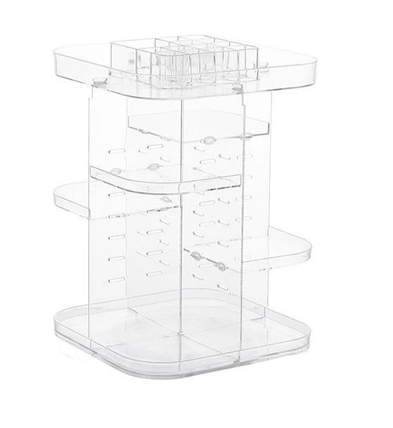Drehbarer Transparenter Kosmetik Organizer – Bild 8