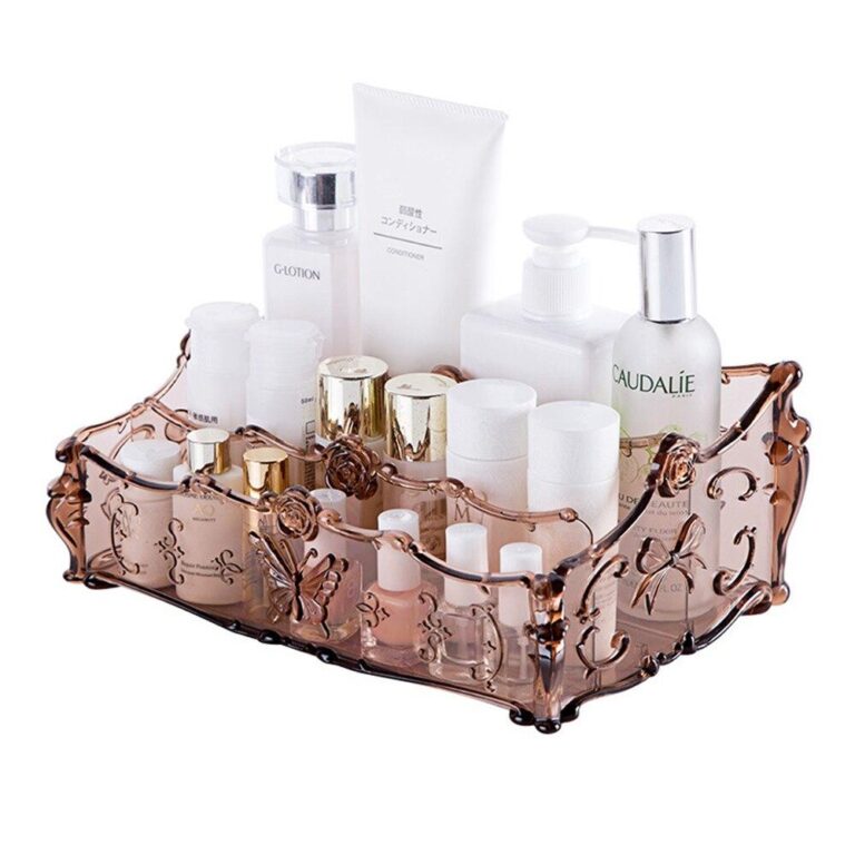 Kosmetik Organizer aus Transparentem Kunststoff