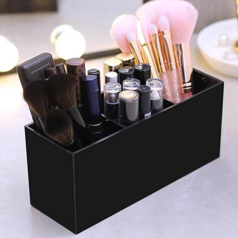 Schwarz Make-up Pinselaufbewahrung