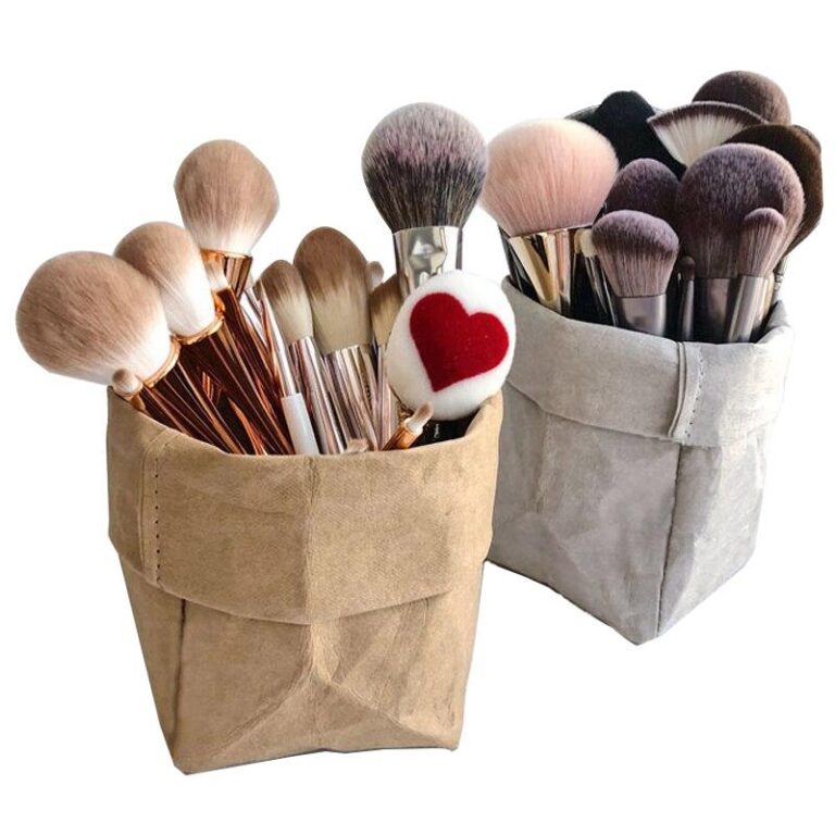 Stoff-Make-up Topf