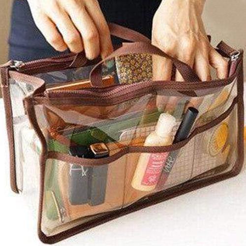 Transparent Kosmetiktasche Handtasche – Bild 10