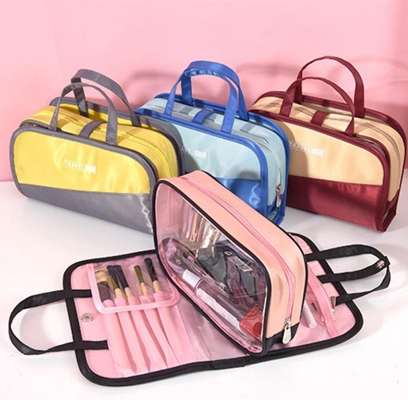 Transparente Kosmetiktasche für Make-up