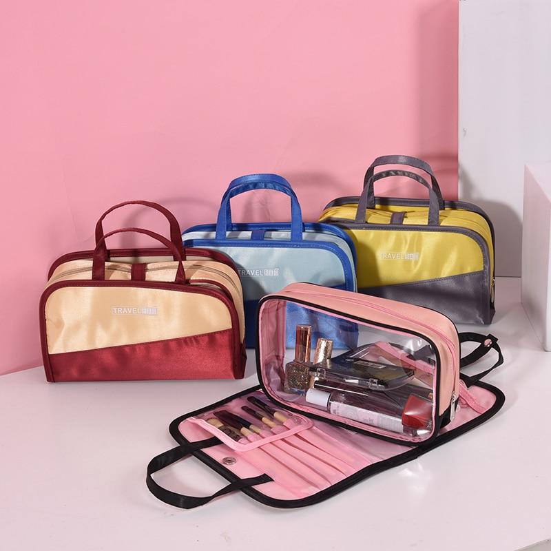 Transparente Kosmetiktasche für Make-up – Bild 4