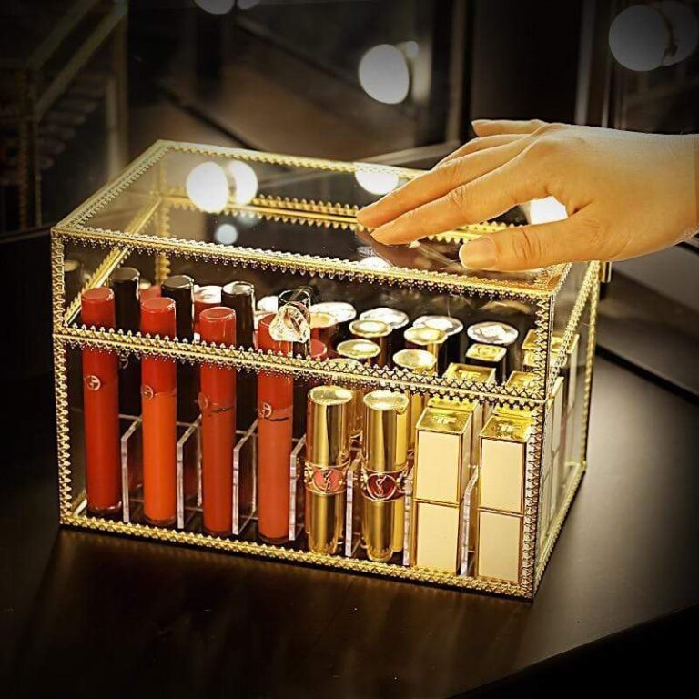Transparente Lippenstift-Aufbewahrungsbox