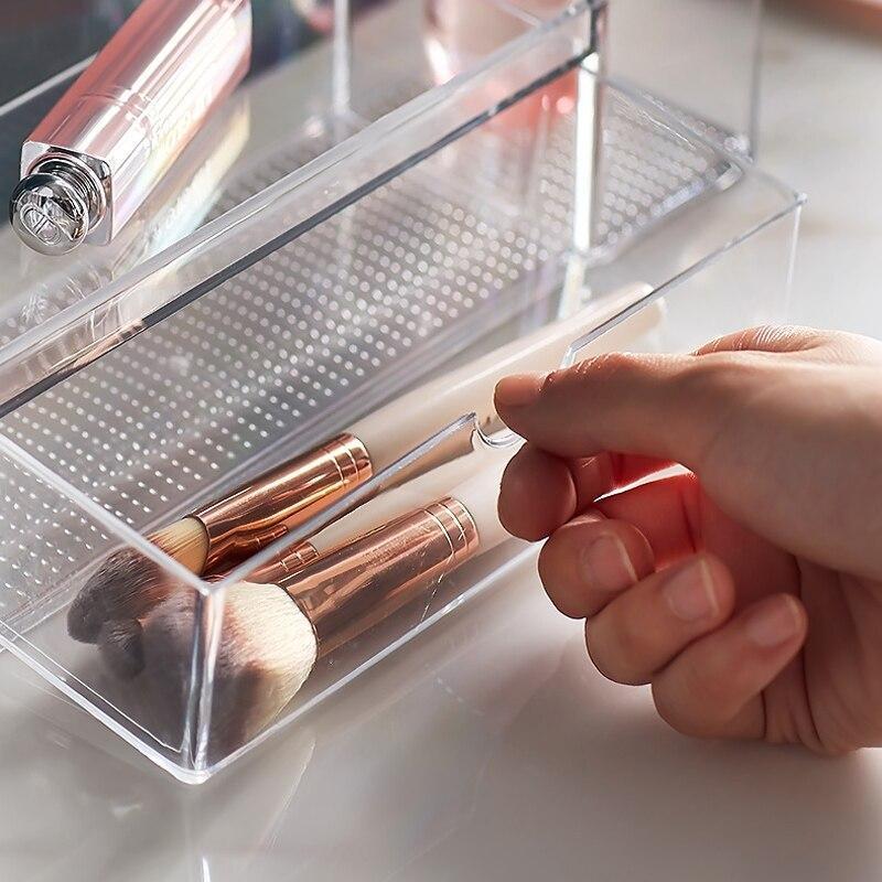 Transparenter Acrylic Kosmetik Organizer – Bild 4