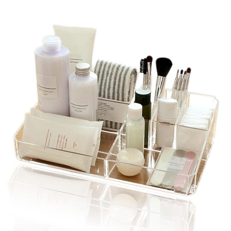 Transparenter Kosmetik Organizer