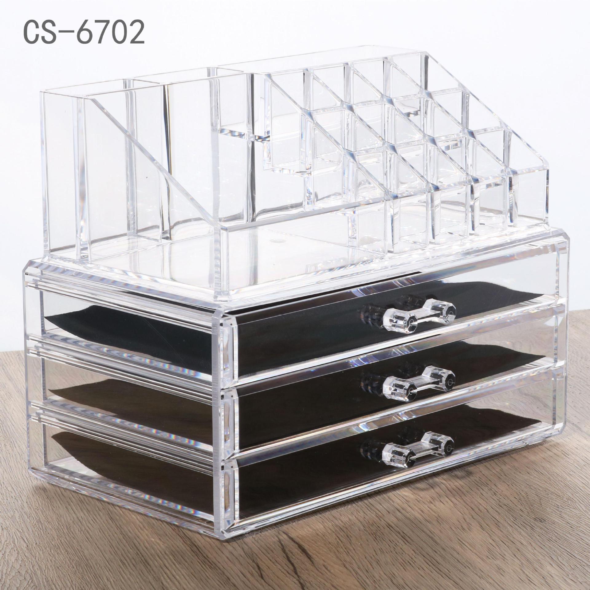 Transparenter Kosmetik Organizer mit Schubladen – Bild 5