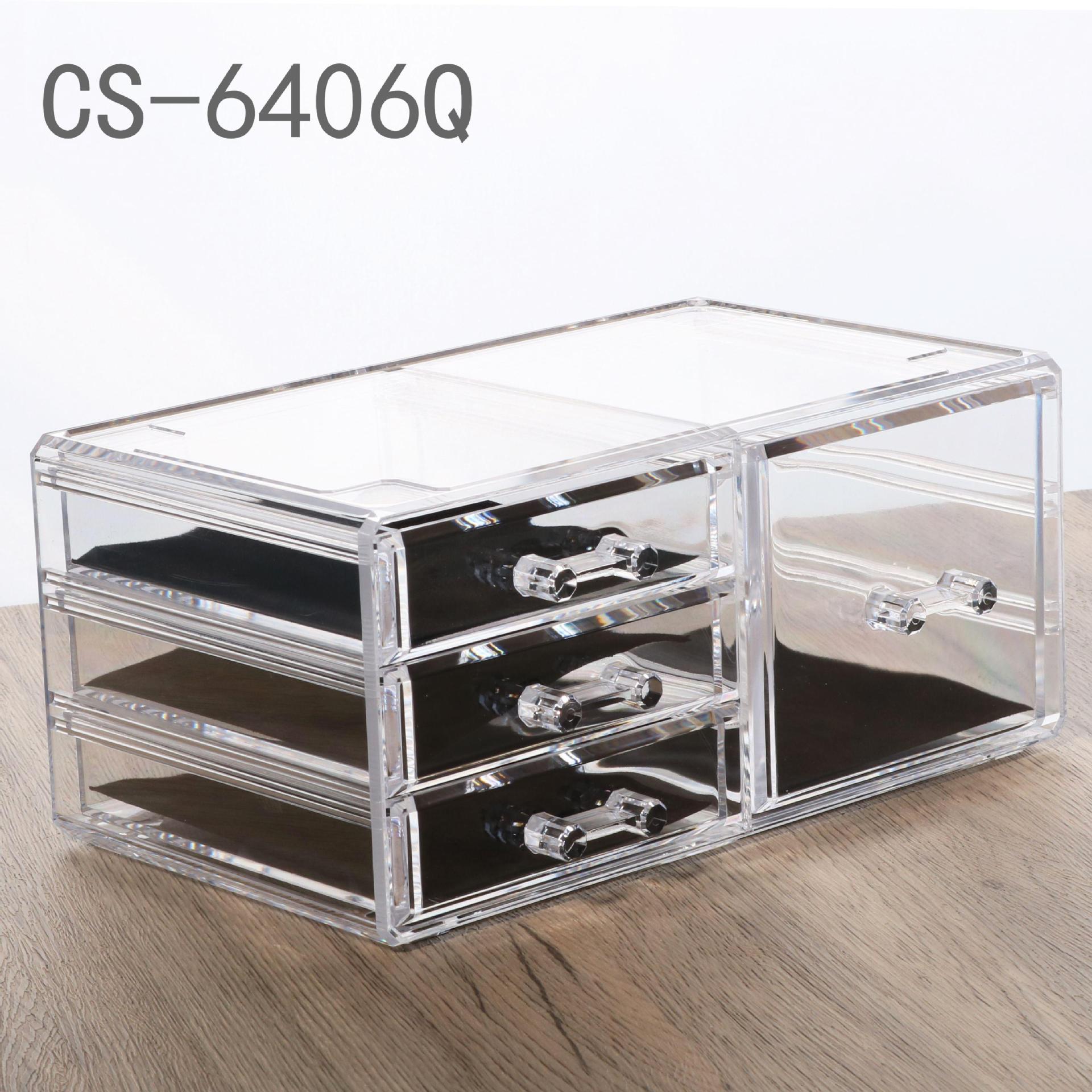 Transparenter Kosmetik Organizer mit Schubladen – Bild 7
