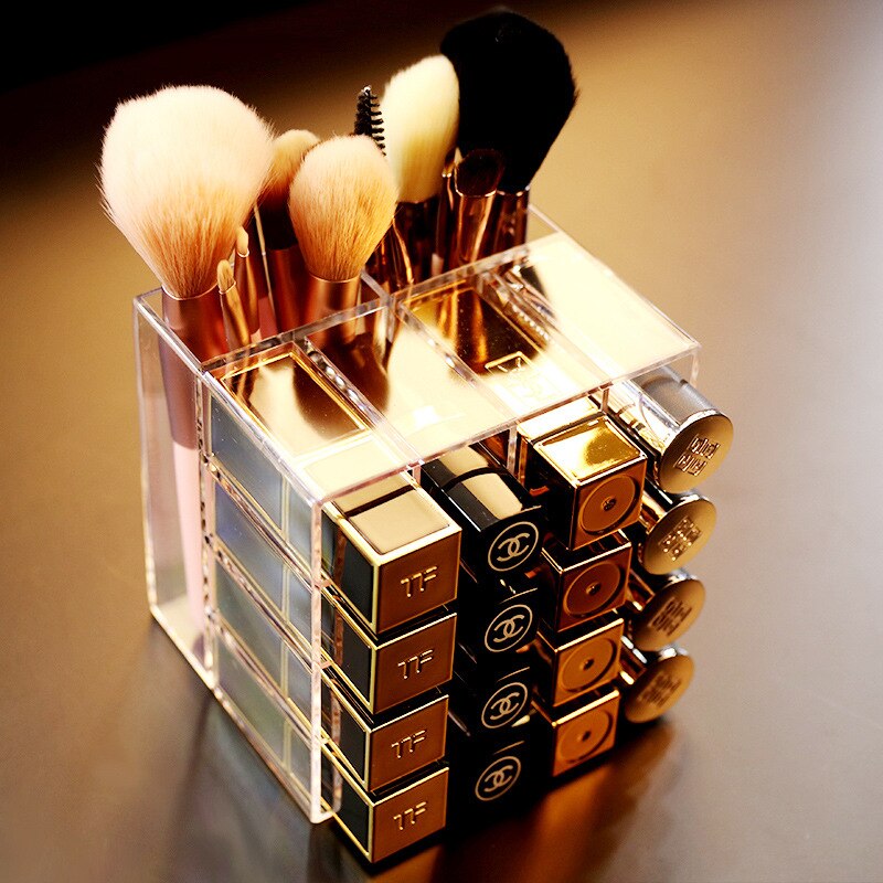 Transparenter Make-up Organizer Lippenstift – Bild 5