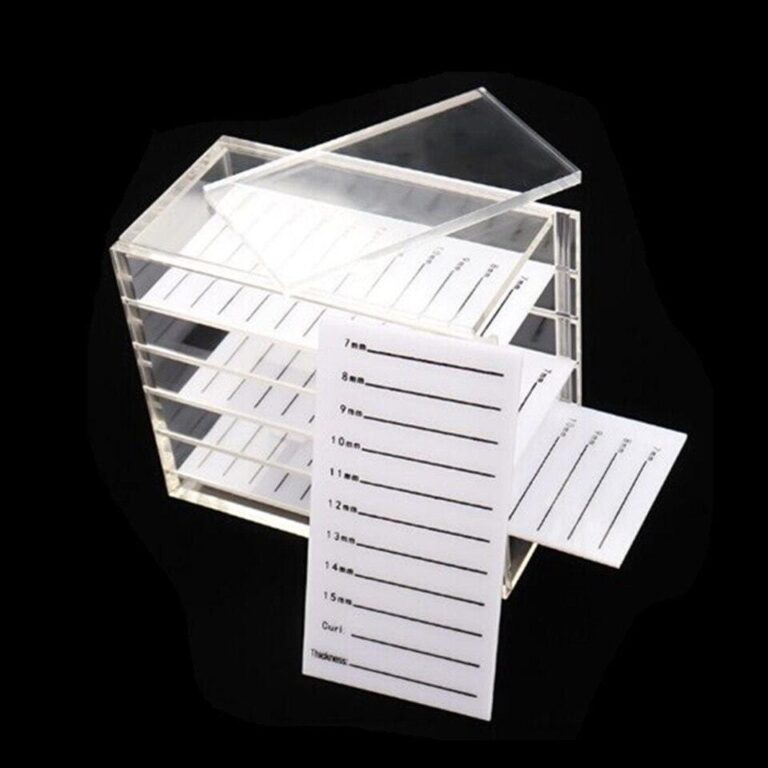 Transparentes Falsche Wimpern Etui