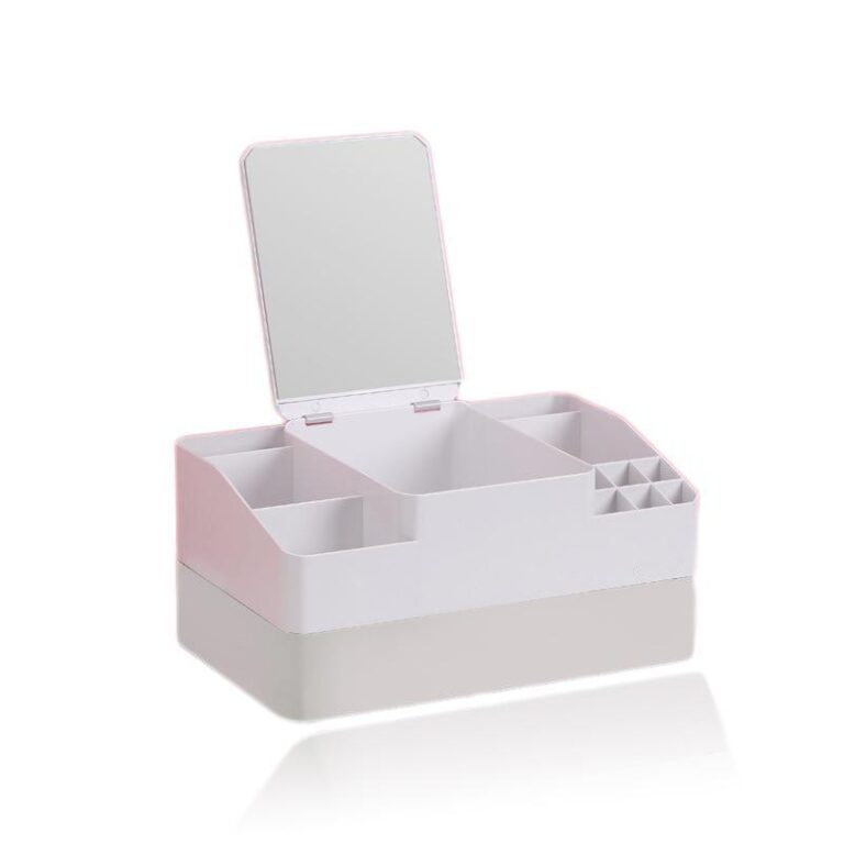 Weiße Kosmetik Aufbewahrungsbox